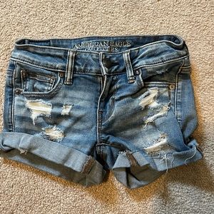 american eagle jean shorts